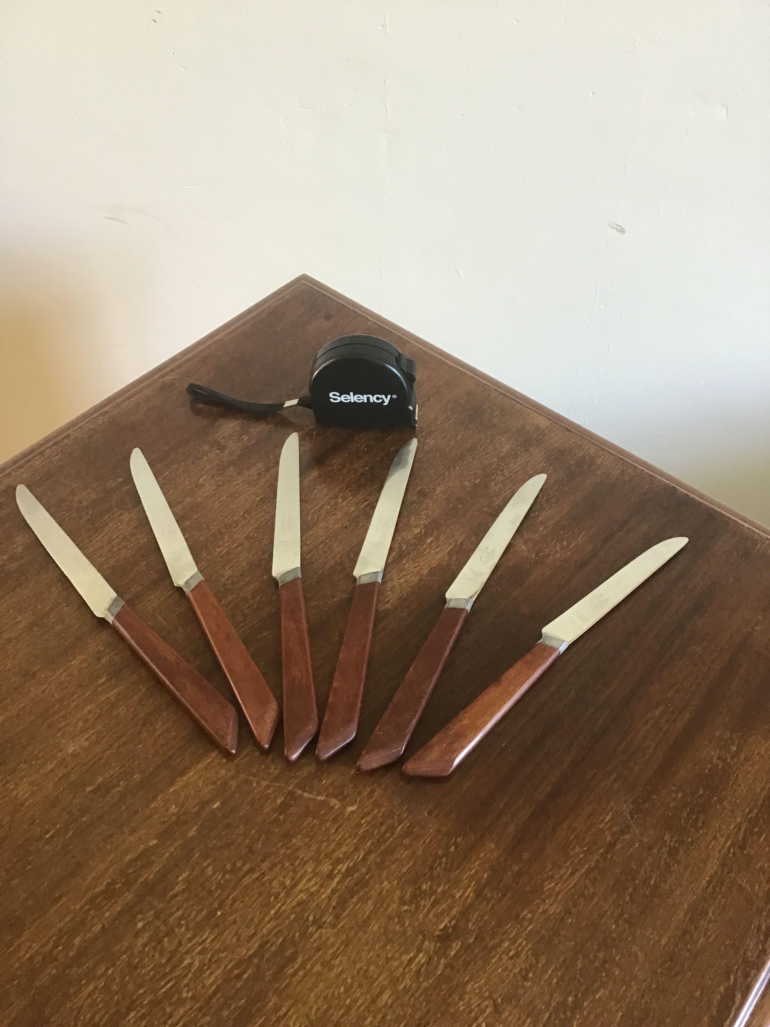 Set de 6 couteaux vintage suédois