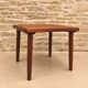 Teak coffee table designed by Niels Bach, Danish production.