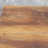 Farm table coffee table with drawers