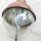 Street light, gallows, industrial wall light in copper from the 1930s