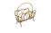 Scandinavian rattan magazine rack, Sweden, 1950