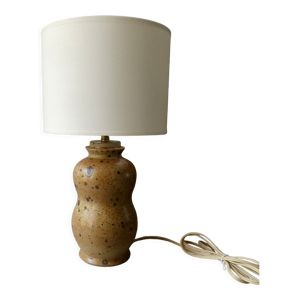 Lampe en grès bilobée