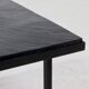 Table d'appoint ou table basse minimaliste en acier et ardoise des années 1960