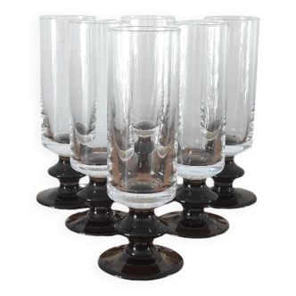 6 coupes à champagne vintage
