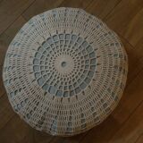 Hand-crocheted cushion