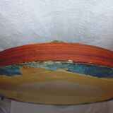 Art Deco oval mirror with gilding 50.5x40.5 cm / 2