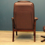 Mobel Team Fold-Out, Scandinavian leather armchair