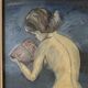 Oil on canvas painting