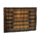 Large Scandinavian brown wool rya rug | Sweden | 1960s