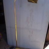 Liseuse / lampadaire articulé ep 1970 laiton doré