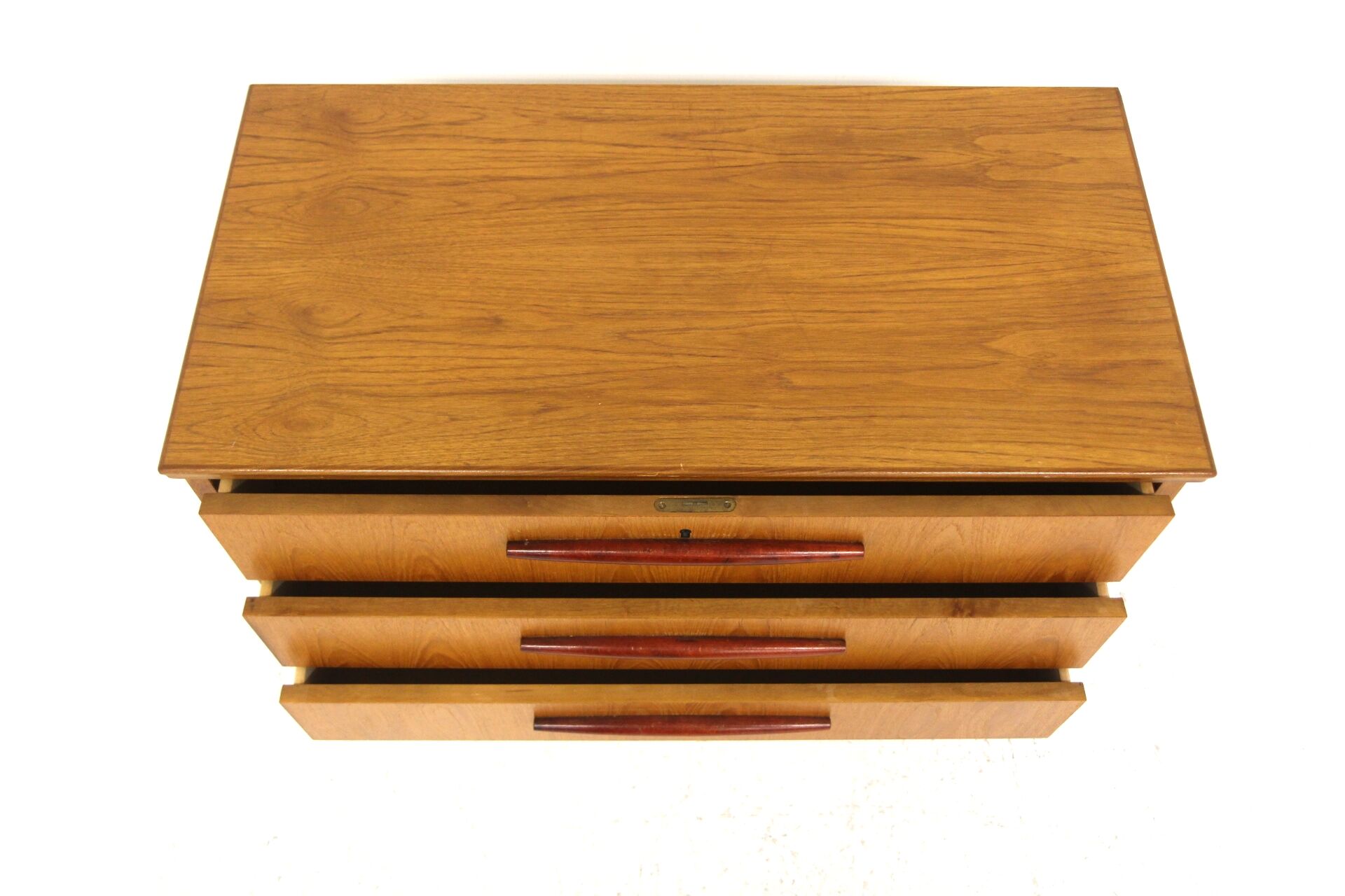 Commode scandinave en teck, Bröderna Gustavssons, Markaryd, Suède, 1960