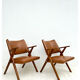 Paire de fauteuils vintage Dal Vera