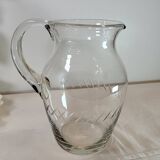 Glass Pitcher Carafe, Water Jug