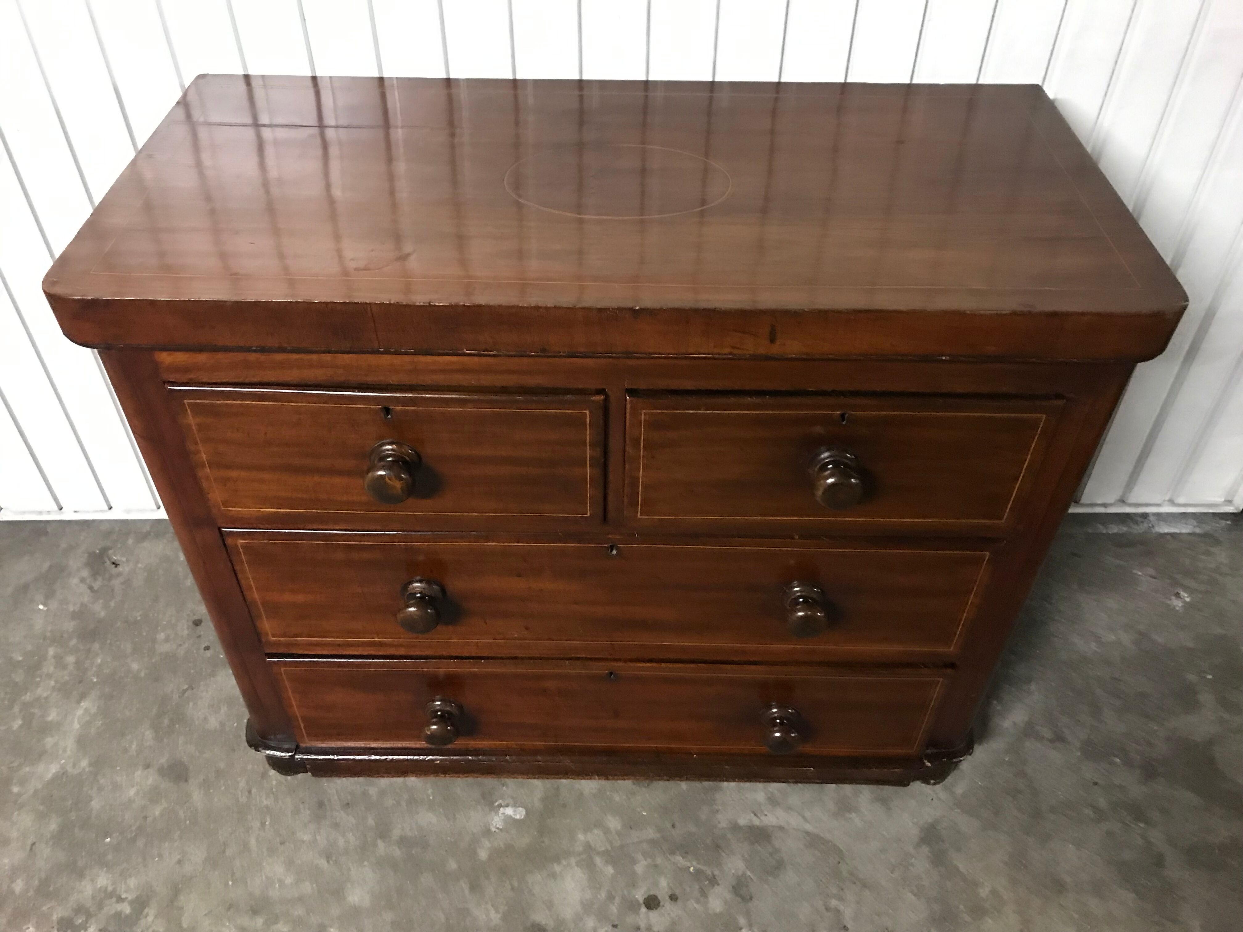 English old chest of drawers