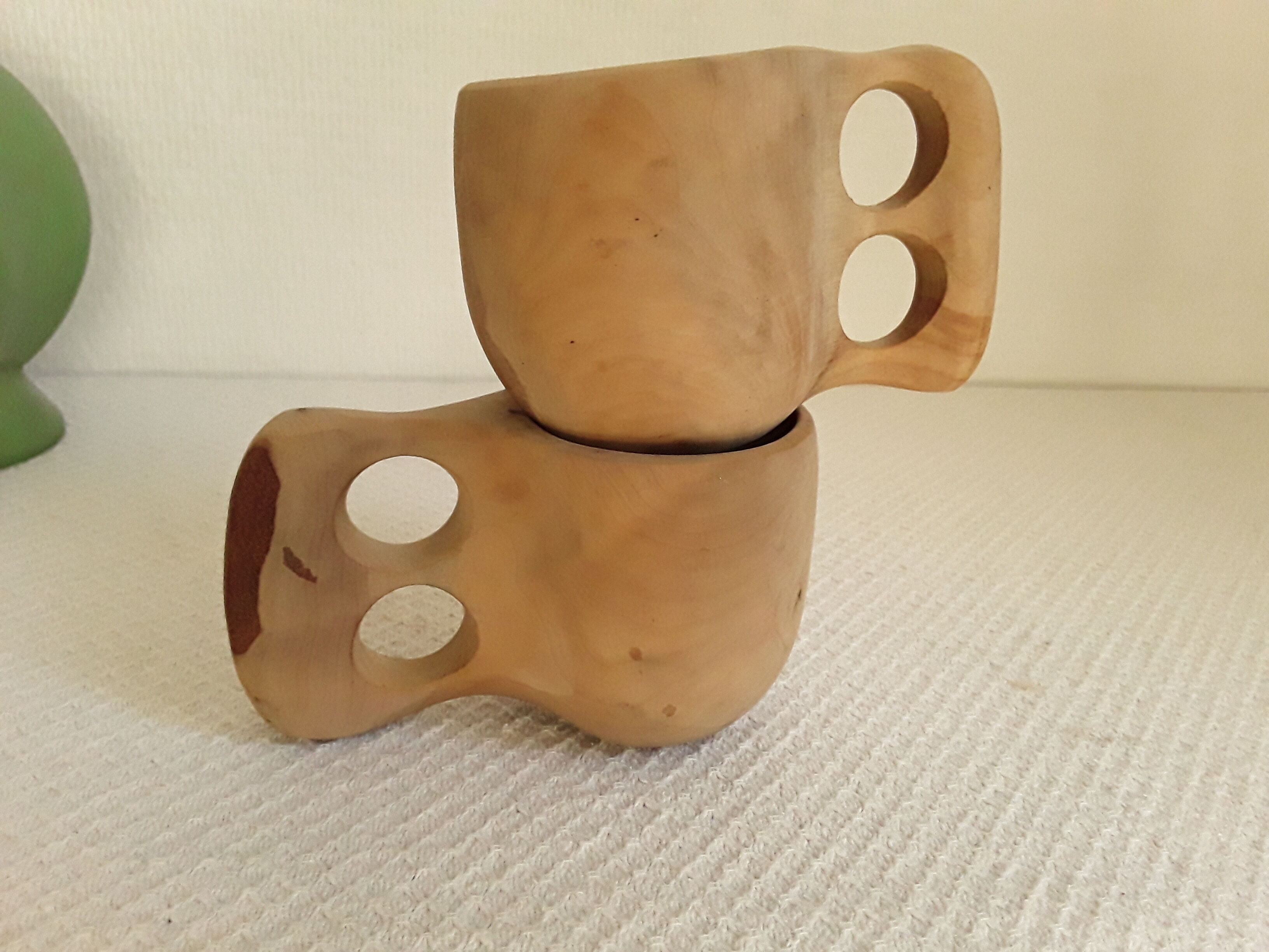 Natural and ecological wood cups