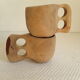 Natural and ecological wood cups