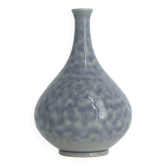 Vase de collection mid-century scandinave en grès azur par Gunnar Borg pour Höganäs