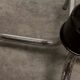 Manail holder parrot metal chrome industrial 1960