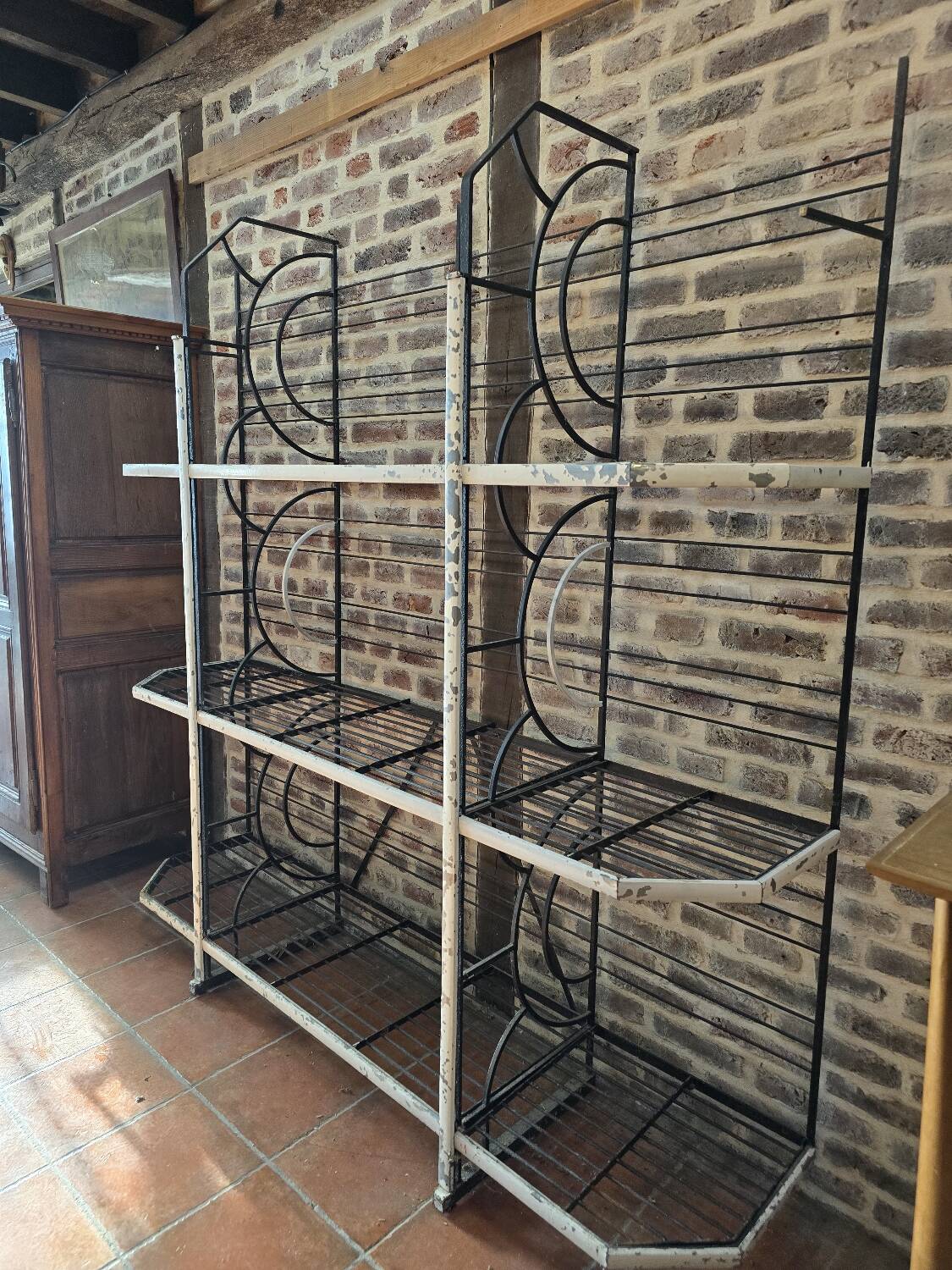 Art Deco Iron Bakery Shelf