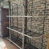 Art deco iron bakery shelf
