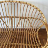 Rattan bench
