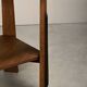 Dutch Art Deco Modernist Amsterdam School side table in Oak square inlay