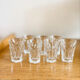Baccarat crystal liqueur glasses shot glasses