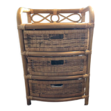 Commode en rotin