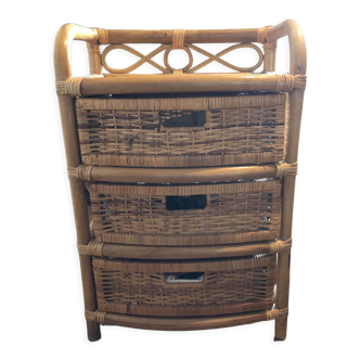 Rattan cabinet