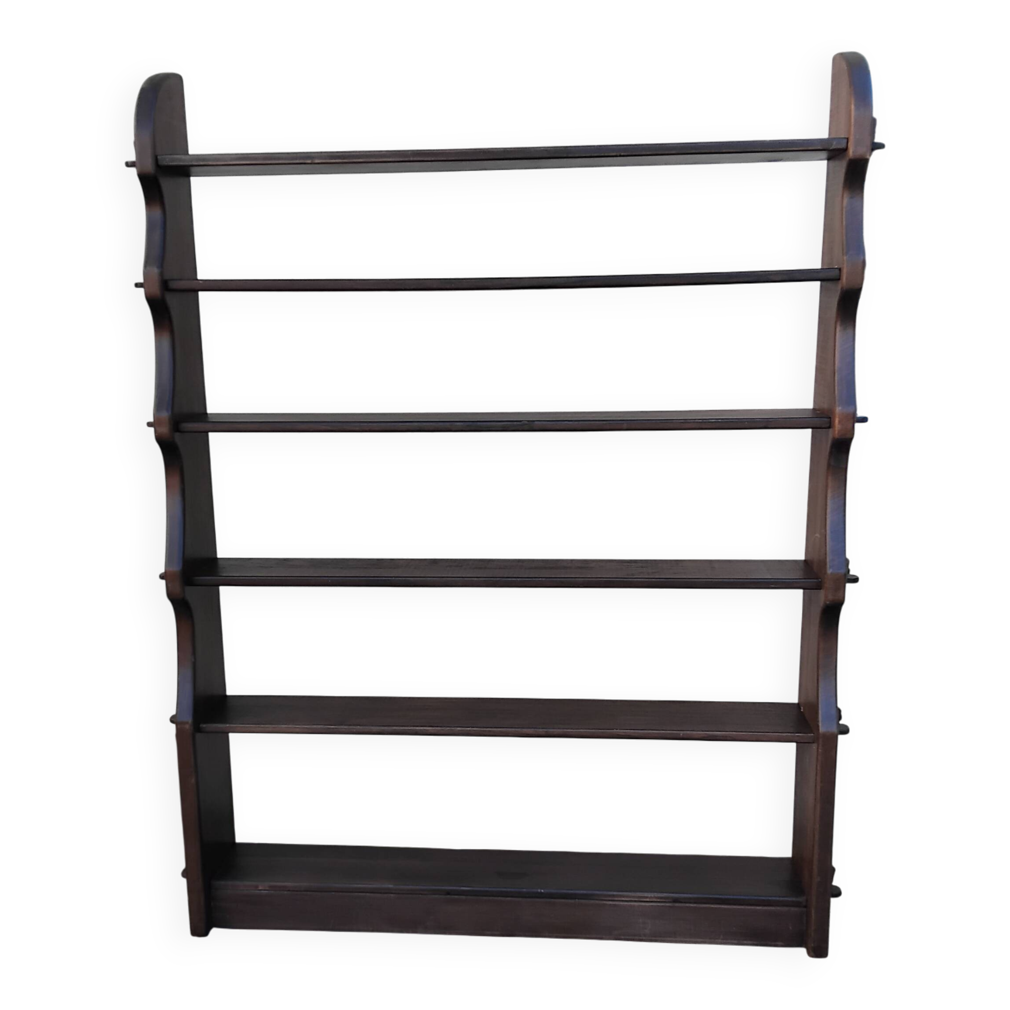 Brutalist design Scandinavian bookshelf Olavi Hänninen vintage