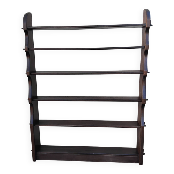 Bibliothèque Etagère scandinave design brutaliste Olavi Hänninen vintage