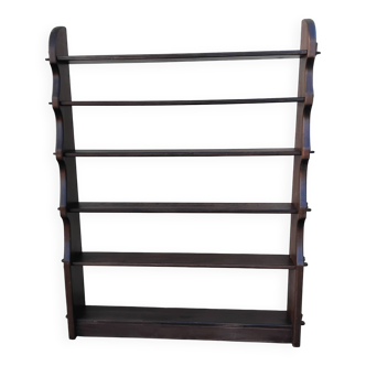 Brutalist design Scandinavian bookshelf Olavi Hänninen vintage