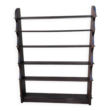 Brutalist design Scandinavian bookshelf Olavi Hänninen vintage