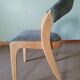 Baumann aqua green gondola chairs