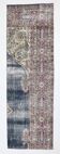 Navy Blue Vintage Runner Rug, 75x231Cm SK 6884