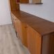 Buffet en teck vintage des années 1960 avec système mural, design italien.
