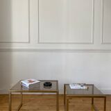 Vintage golden gigognes tables