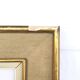 1950s frame in wood, plaster and fabric