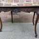 Rocaille louis xv style desk table in walnut provence 1920s