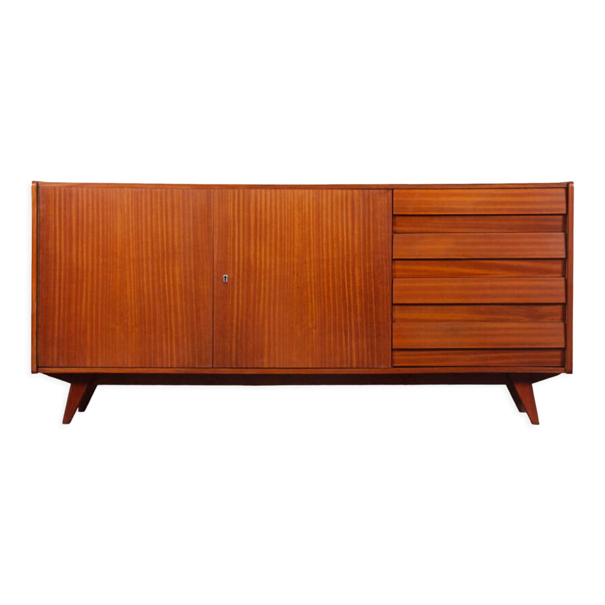 Mahogany enfilade by Jiroutek for Interier Praha, U-460, 1960