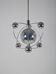 Chandelier 'Satellite' italien conçu par Goffredo Reggiani, années 1960.
