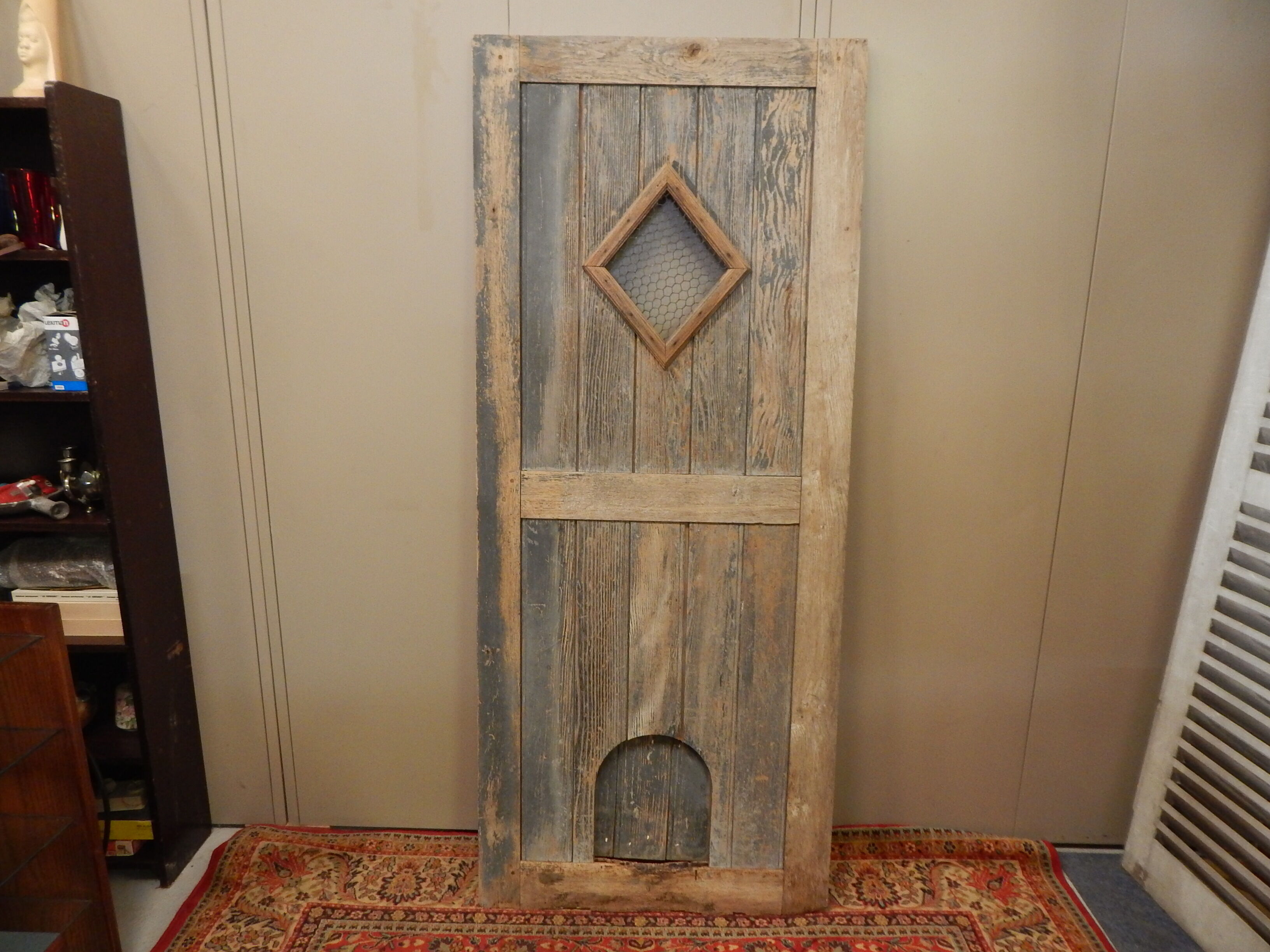 Old chicken coop door