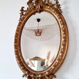 Old oval mirror 88x55cm