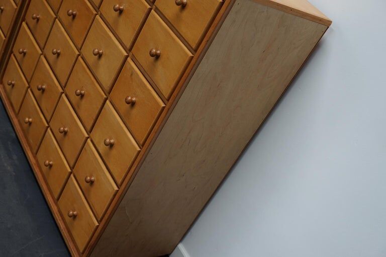 Pair of furniture from a 20th century Dutch apothecary