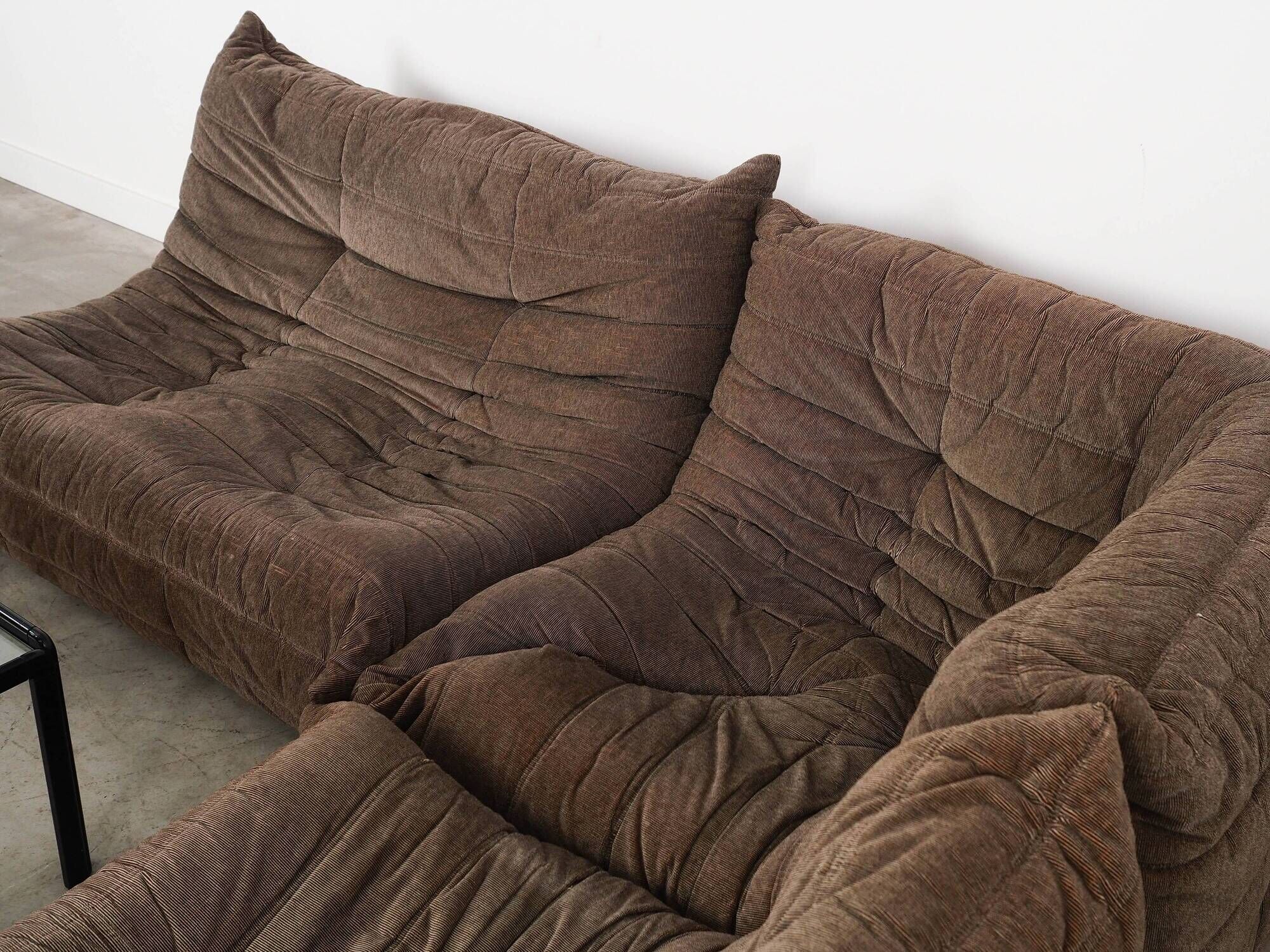 Togo corner sofa, French design, 1970s, designer: Michel Ducaroy, manufactu