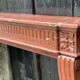 Louis XVI style fireplace in antique red marble, France, circa 1880