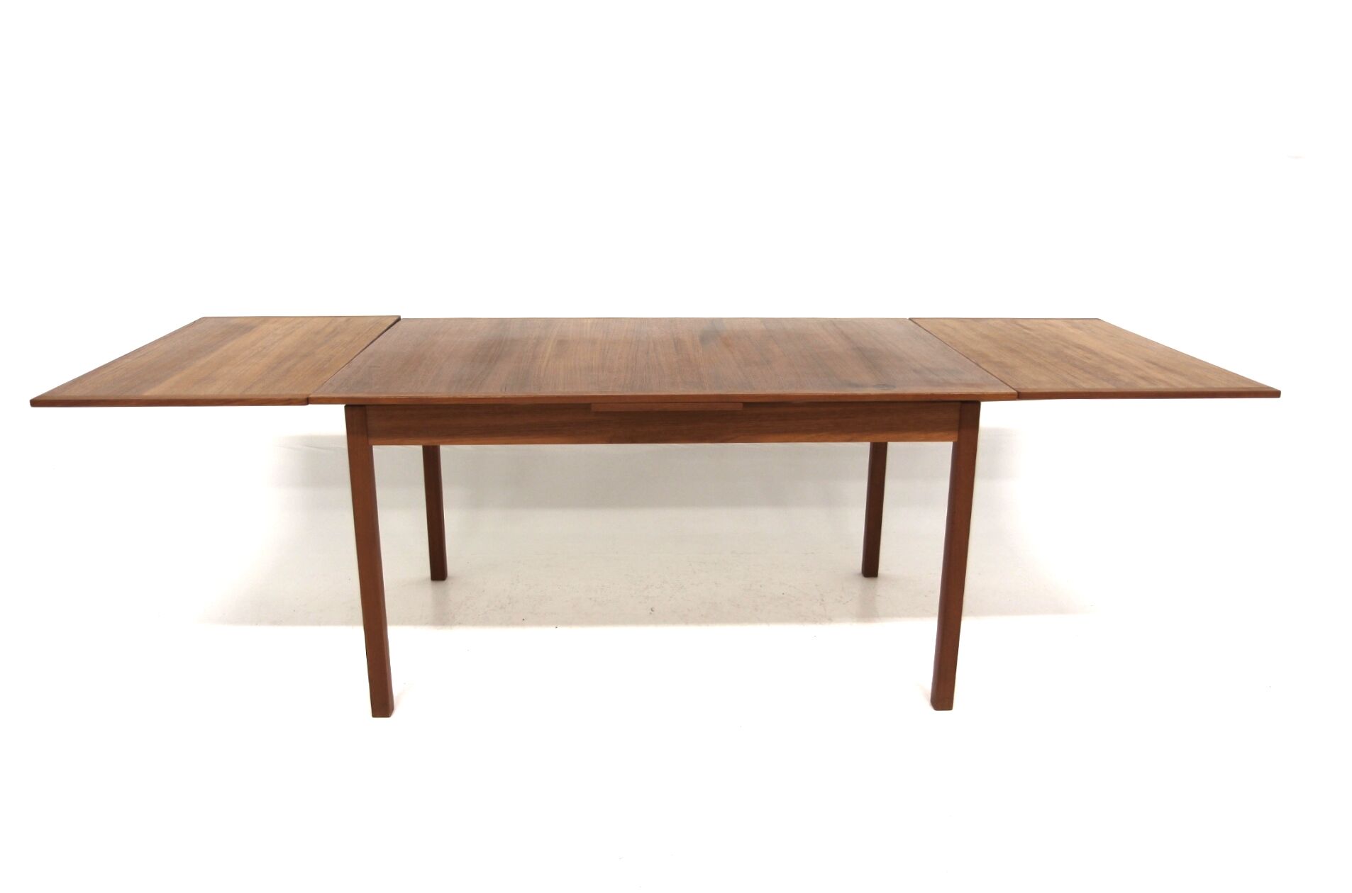 Scandinavian dining table "wallet" in teak, Hugo Troeds, Sweden, 1960