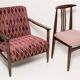 Blush Pink Bouclé Chair, Mid-Century Modern, designed by Mr. Zielinski, Europe, 1960s