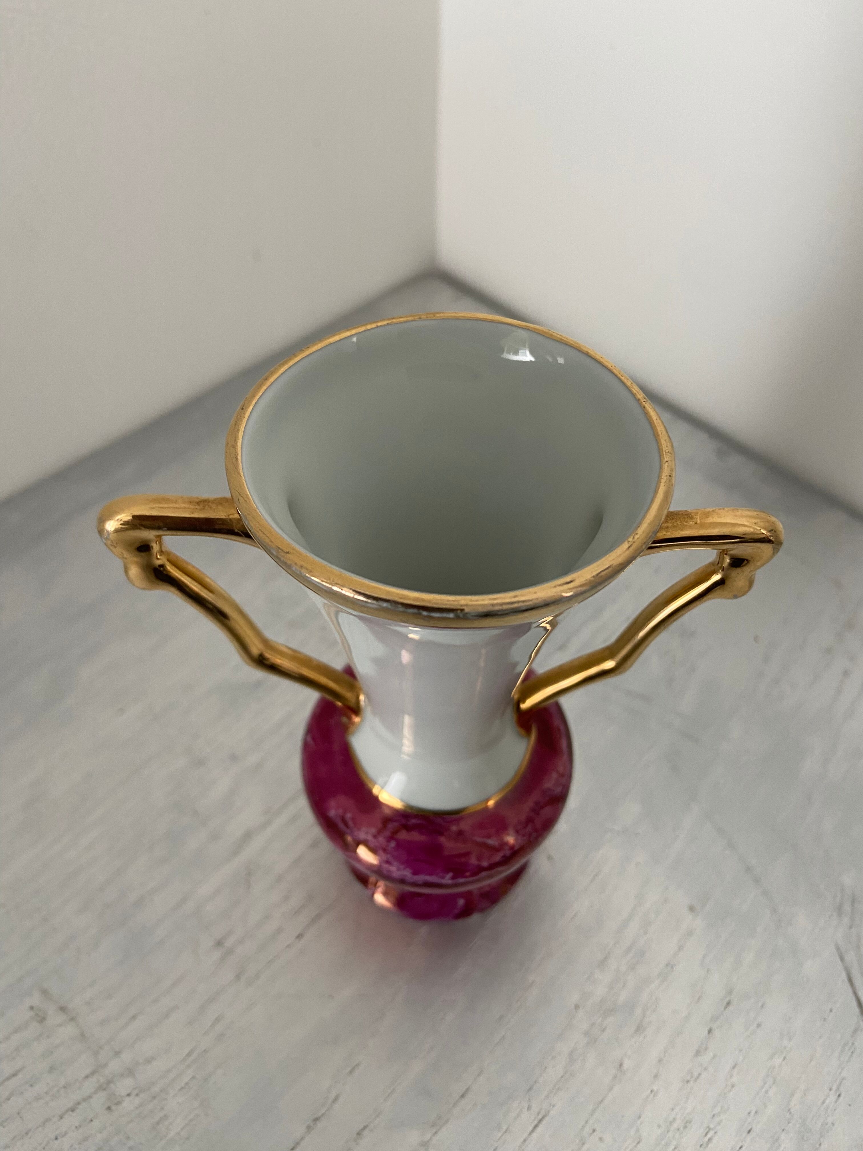 Small Limoges porcelain vase