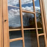 Art deco glass-glazed parisian wardrobe